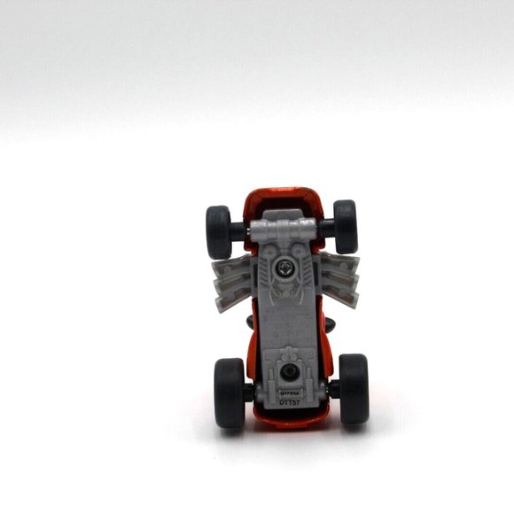 Disney Halloween Diecast Race Car Mickey Roadster Racer Mattel Orange Pumpkin 28 - Picture 7 of 7